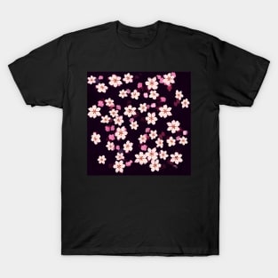 Cherry Blossom Pattern T-Shirt